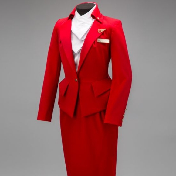 Vivienne Westwood Virgin Atlantic Crew Uniform Jacket AND Skirt - Picture 5 of 7